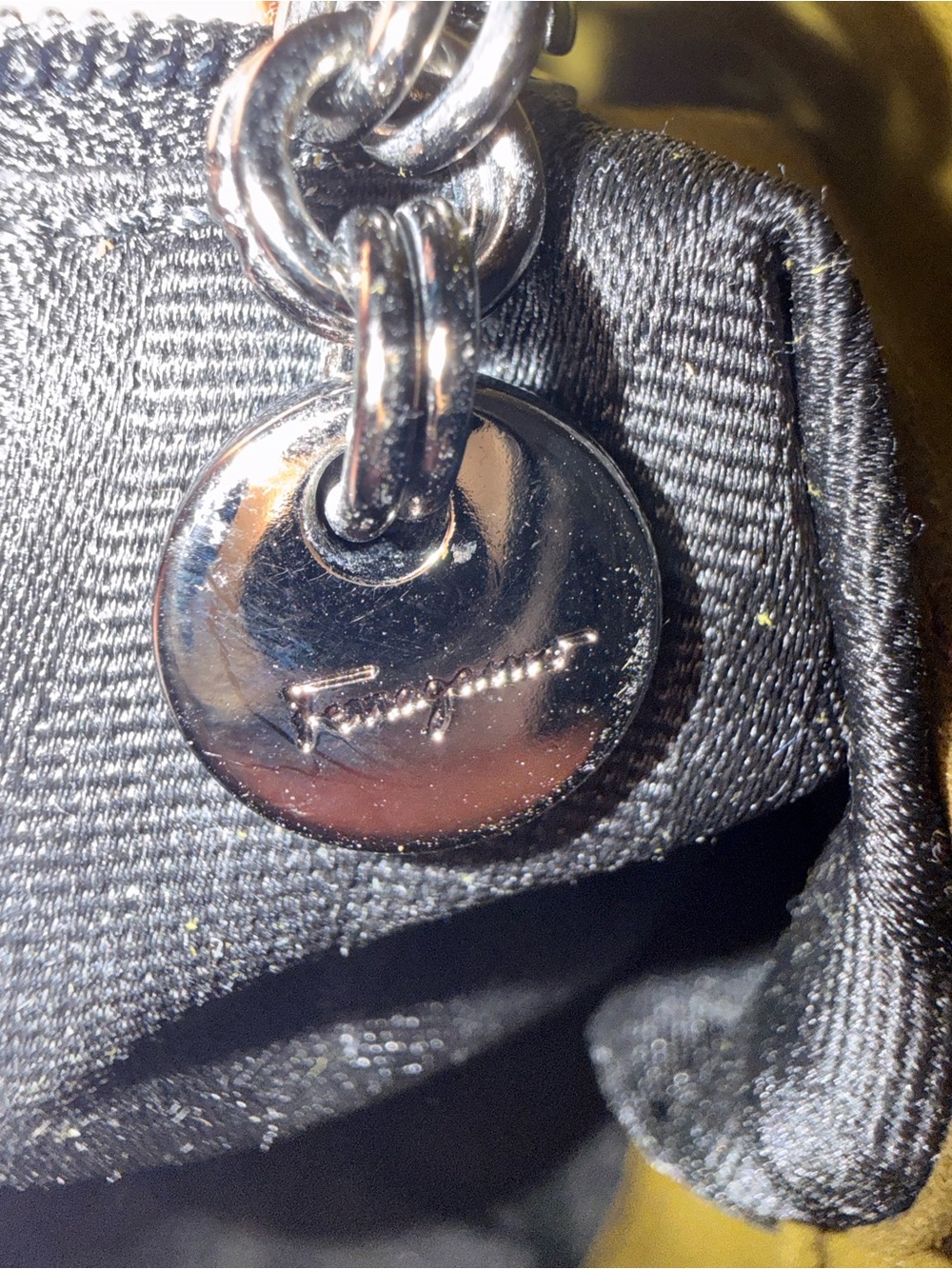 Salvatore Ferragamo Archival Ombré Suede Gancini Hobo - Picture 9 of 11